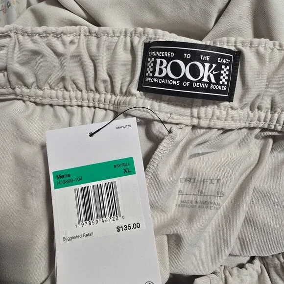 Nike Devin Booker Dri-FIT Tear Away Pants Men's Size XL (HJ3899-104) NWT